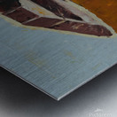 Yellow Rowboat at Anchor Metal print