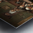 MEETING OF THE MINDS Metal print