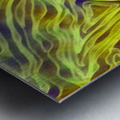 Abstract Ethereal Lined Shapes  Metal print