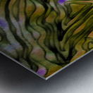 Abstract Ethereal Lined Shapes Version 3 Metal print