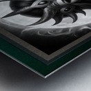 Darikai Dalisai Mistress Of The Moon Captivating AI Concept Art Portrait by Xzendor7 Metal print