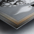 In The Glory Of The Light Captivating AI Concept Art Portrait by Xzendor7 Metal print