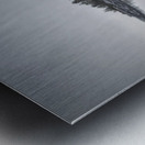 Matin brumeux Impression metal