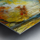 Sit by the River and Reflect Metal print