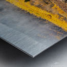 Misty Gold Metal print