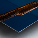 Bridge to the sea Metal print