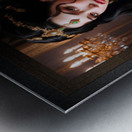 Portrait Of The Dancer Sanisha Taverous Mesmerizing AI Concept Art by Xzendor7 Metal print