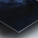 Excavator By Night Metal print