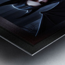 The Vampire Queen Illuminated By A Blue Moon Mesmerizing AI Concept Art by Xzendor7 Metal print