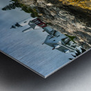 Sun Breaks Through Clouds by Pemaquid Point Light in Maine  Metal print