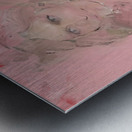 Melodic Script: Dalida s Legacy in Kufic Calligraphy Metal print