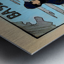 Early 1900s Ole Miss Baseball Art Metal print