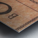 Vintage Georgetown Hoyas Basketball Art Metal print