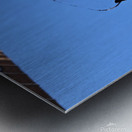 Time froze Metal print