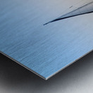 Sailboat Passes Rose Island Lighthouse as Fog Begins to Lift in Rhode Island Metal print