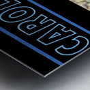 1967 North Carolina Football Art Remix Metal print