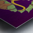 Vintage LSU Tiger Football Art Metal print