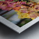 LES ROSES JAUNES Metal print