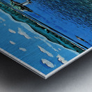 Browns Head Lighthouse Over Penobscot Bay in Maine - Illus. Metal print