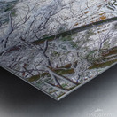 G04 Fresh Snow Cotton Hollow Metal print