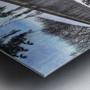 G05 Firewood Stacked for Winter Metal print