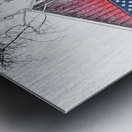 G11 All American Barn in Winter Metal print