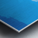 Relaxing by West Quoddy Head Lighthouse in Northern Maine - Illus. Metal print