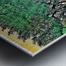 Windmill Point Lighthouse in Early Morning in Vermont - Illus. Metal print