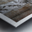 UN PEU DE RETENUE Metal print