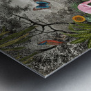 Flamingo Paradice Tapestry  Metal print