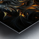 Spirit Wrapped In Gold Metal print