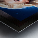 Medina Kennedy Captivating AI Concept Art Illustration Portrait by Xzendor7 Metal print