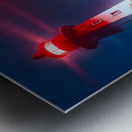 FOLLOW THE LIGHT Metal print