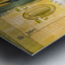 1920s Bathroom Interior Design Metal print