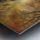 COMIN DOWN THE TRACK Metal print