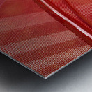 A Charlotte Shade of Red Metal print