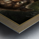 Wet Wolf  Metal print