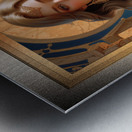 A Stunning Picture Of Glamour Captivating AI Concept Art Portrait by Xzendor7 Metal print