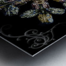 Coloured Snowflake1 Metal print