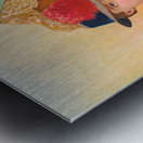 Late 1800s Woman With Umbrella Metal print