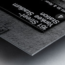 yankee stadium 4 train 161st  square 1449 Four 13 Metal print