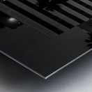 LA skyline from macarthur park  panoramic 2179 Ma Metal print