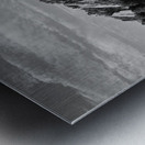 Flatirons from Chautauqua Park BW Metal print