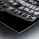 santa monica pier at night  vertical 221 Monica 1 Metal print