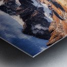 Frozen Splendor: From the Toe of Athabasca Glacier Metal print