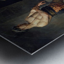 Gladiadores despues del combate Metal print