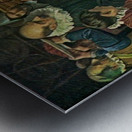 Festin de Sancho en la insula de Barataria Metal print