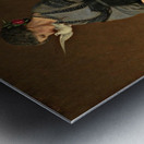 Lady with a Dove Metal print