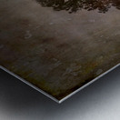 One Antique Textured Tree Metal print