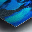 Blue Flame Metal print